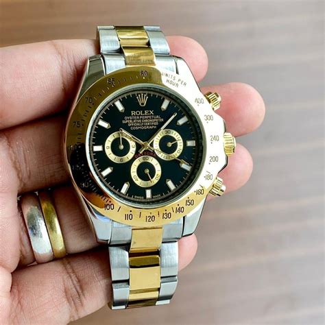 mens gold silver rolex|silver rolex watches for men.